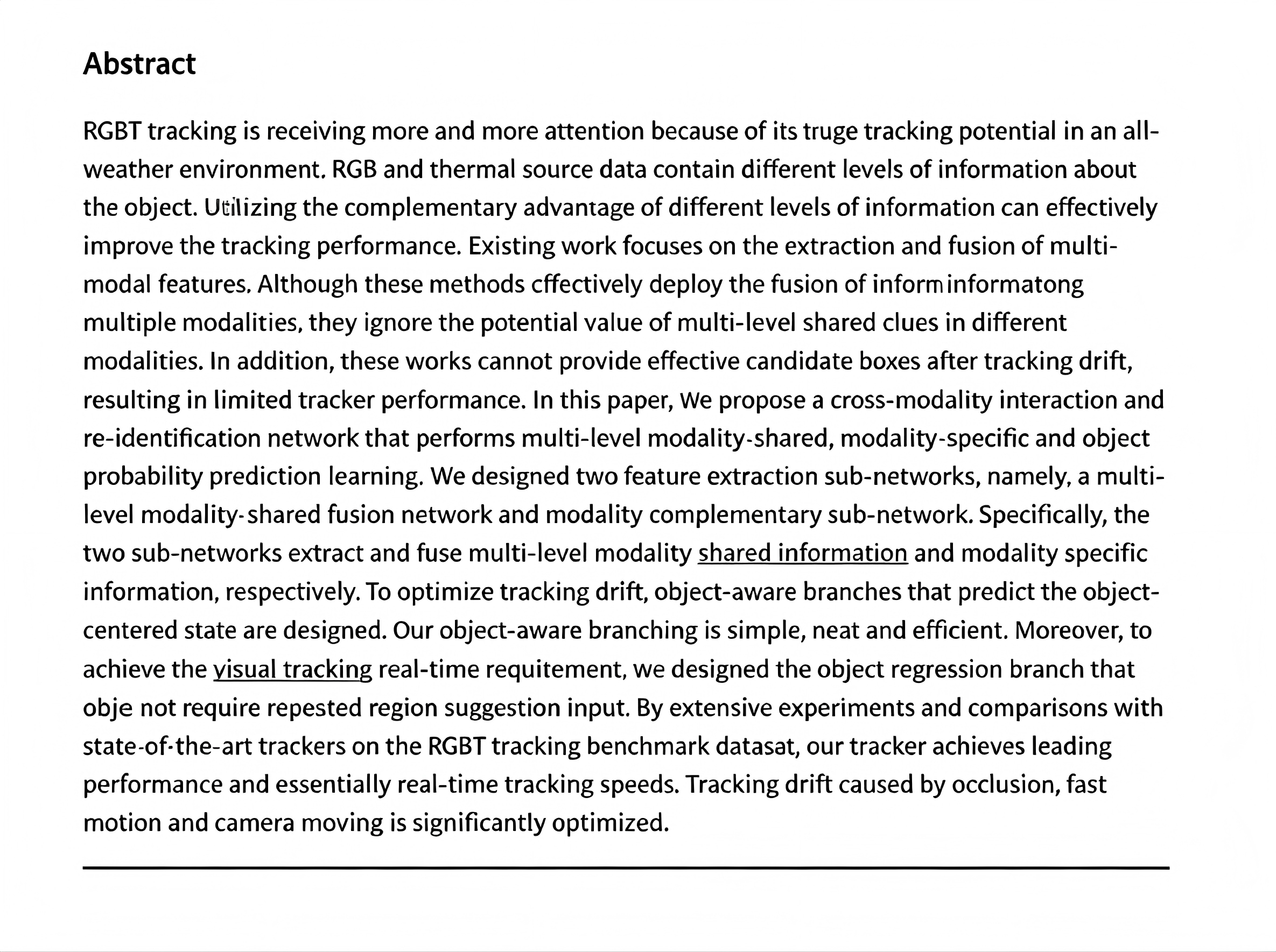 CIRNet An improved RGBT tracking via crossmodality interaction and re-identification 